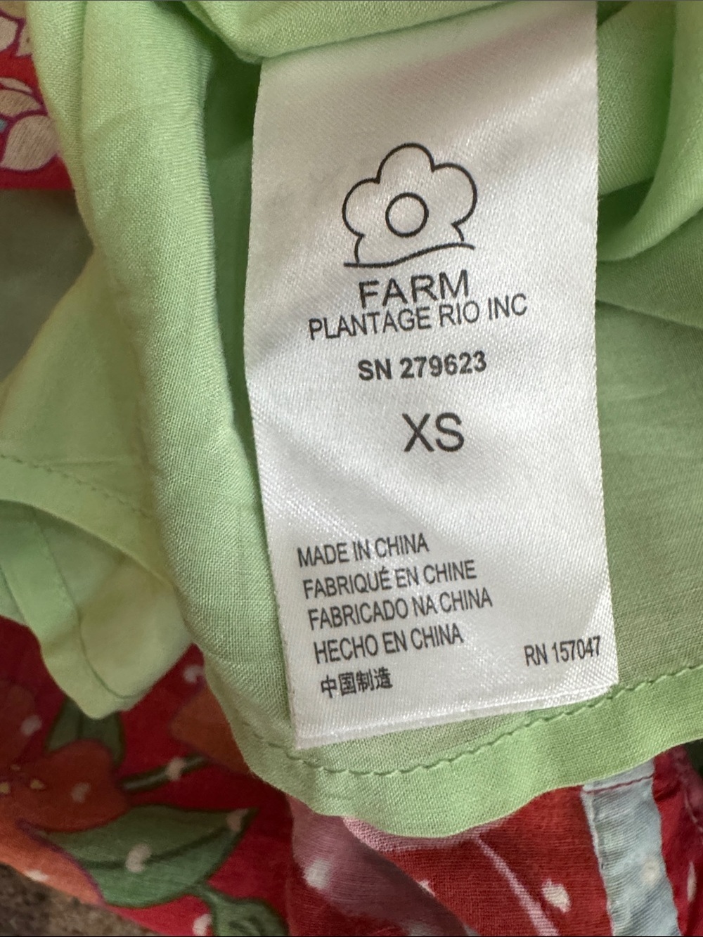 Farm Rio Tiered Cotton Tank Midi In Mixed Garden Floral Dress Size XSMALL - Picture 13 of 15